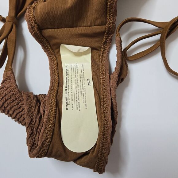 Aerie Cheekiest Bikini Bottom Medium Brown - Picture 5 of 5